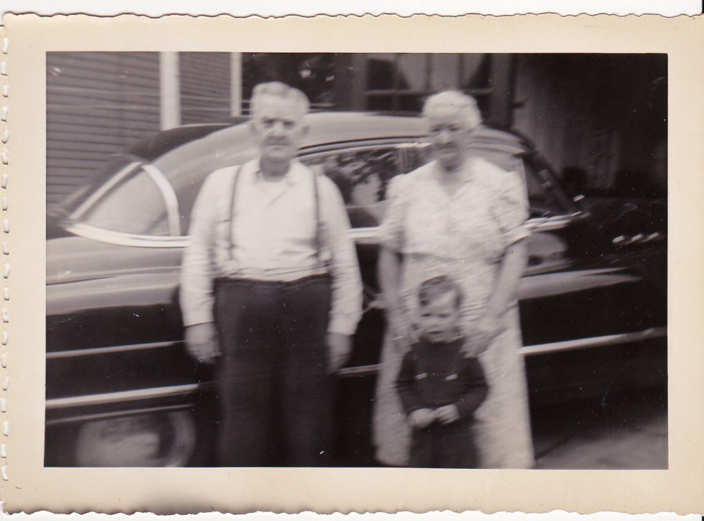 Patrick Leo with Marguetta and three and half year old Dennis.